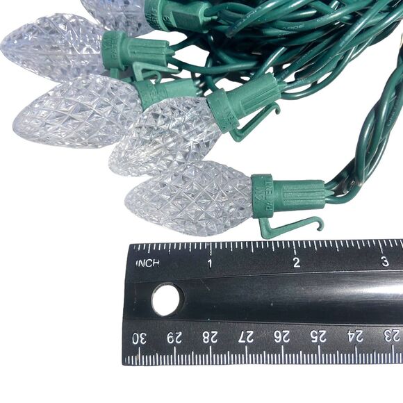 Yule Rite 25 Pine Cone String Lights Cool White Indoor Outdoor Total Length 15ft - Picture 4 of 10